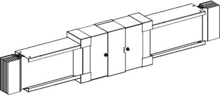 Schneider Electric Секция с компенсатором 1м SchE KTA4000DB510