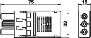 OBO Bettermann Штекер 3п Modul45connect BT-F GST18i3p SW черн. OBO 6108052