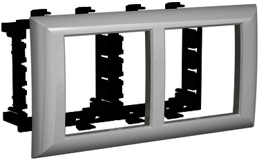 Фото ДКС 4400914 Рамка-суппорт Avanti для In-liner Front, белый, 4 модуля