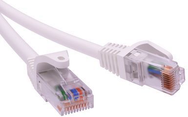 ДКС RN6UU4530WH Патч-корд неэкранированный CAT6 U/UTP 4х2, LSZH, белый, 3.0м