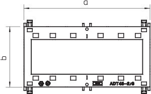 OBO Bettermann Адаптер двойной/тройной Modul45ADT-45 3 полиамид черн. OBO 6258018