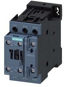Контактор 3п AC-3 4кВт/400В 1NO+1NC DC 24В S0 Siemens 3RT20231KB40