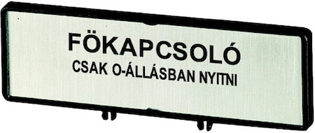Держатель с шильдиком с надписью для T5b P3 ZFS80-P3 EATON 205565