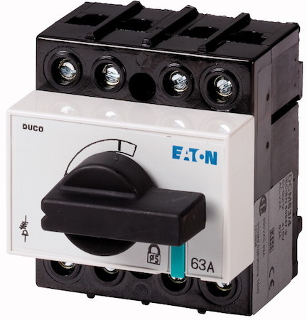 Выключатель-разъединитель Duco 4п 63А с рукоятью DCM63/4 EATON 1314006