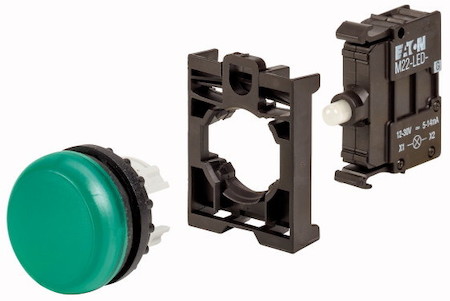 Лампа M22-L-G-LED-BVP 24В DC зел. EATON 110927