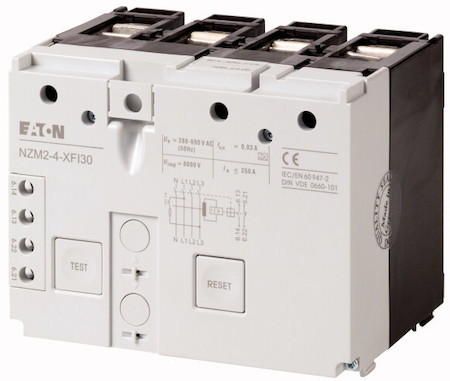 Расцепитель токов утечки 30мА 4п NZM2-4-XFI30 EATON 292343