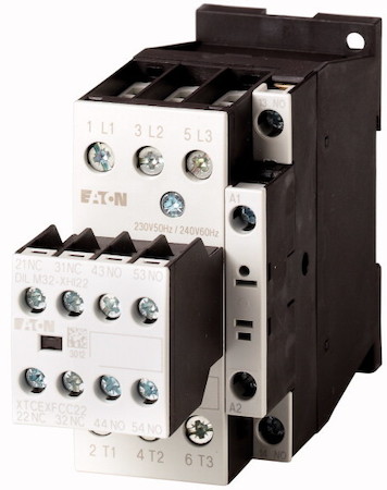 Контактор 3НО+2НЗ доп. контакт AC-3; AC-4 DILM32-32 (RDC24) EATON 277370
