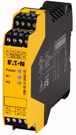 Реле безопасности двухканальное 24В DC/24В AC 50/60Гц ESR5-NZ-21-24VAC-DC EATON 118703