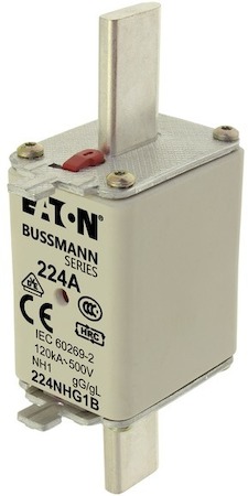 Предохранитель NH 224А 500В GL/GG 1 двойная индикация EATON 224NHG1B