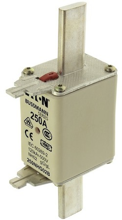 Предохранитель NH 250А 500В GL/GG 2 двойная индикация. EATON 250NHG02B