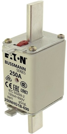Предохранитель NH 80A 690В gG 1 двойная индикация EATON 80NHG1B-690