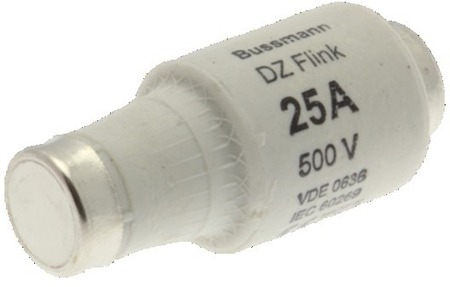Предохранитель 25А DII/ 500В AC EATON 25D27Q