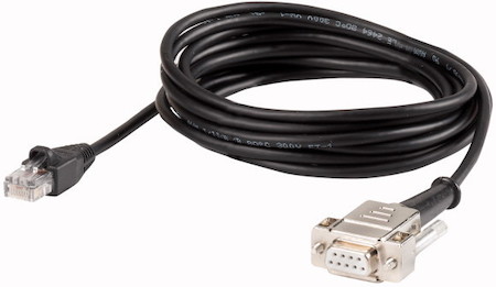 Кабель для программирования XC100/200 EC4 RJ45 D-Sub 9 -контакт. серийный XT-SUB-D/RJ45 (дл.3м) EATON 262186