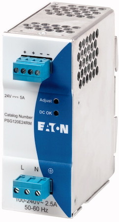 Блок питания 1ф 110-240В AC/24В DC 5А PSG120E24RM EATON 172892
