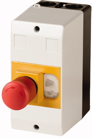 Корпус изолированный с кнопкой аварийного останова PKZM01 СА IP65 CI-PKZ01-NA-PVT EATON 281631