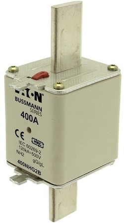 Предохранитель NH 400А 500В GL/GG 2 двойная индикация EATON 400NHG2B