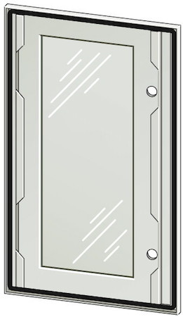 Дверь со стеклом 15х1000х1200мм DT-120100-CS IP66 EATON 140503