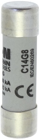 Предохранитель цилиндрический 14х51 8А GG 690В AC EATON C14G8