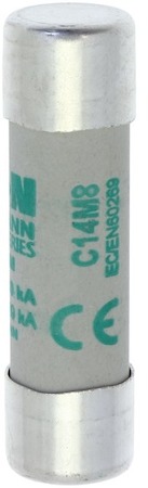 Предохранитель цилиндрический 14х51 8А AM 500В AC EATON C14M8