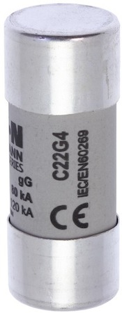 Предохранитель цилиндрический 22х58 4А GG 690В AC EATON C22G4