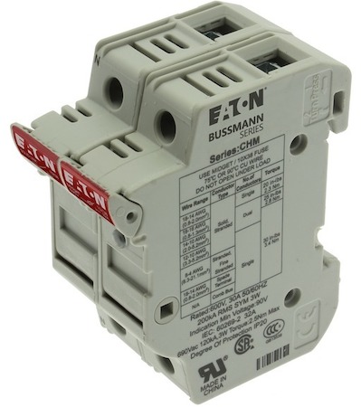 Держатель-разъединитель 10х38 1п+N индикация EATON CHM1DNIU
