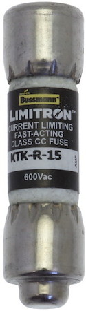 Предохранитель LIMITRON 600В АС Fast-acting СС EATON KTK-R-15