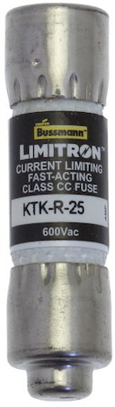Предохранитель LIMITRON 600В АС Fast-acting СС EATON KTK-R-25