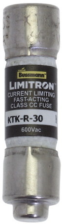 Предохранитель LIMITRON 600В АС Fast-acting СС EATON KTK-R-30