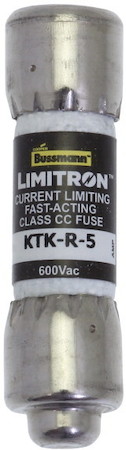Предохранитель LIMITRON 600В АС Fast-acting СС EATON KTK-R-5
