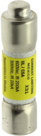 Предохранитель LOW PEAK 600В АС/300В DC TIME DELAY CC EATON LP-CC-1