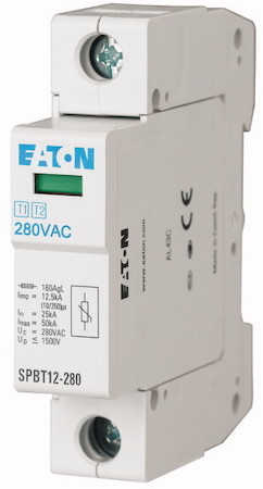 Комплект разрядников класс B+С 1п SPBT12-280/1 EATON 158306