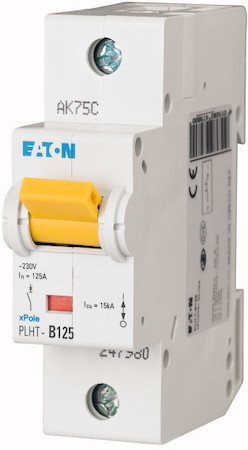 Выключатель автоматический модульный 1п B 125А 15кА PLHT-B125 EATON 247980