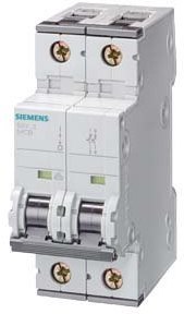 Выключатель автоматический модульный 2п B 16А 6кА Siemens 5SY62166