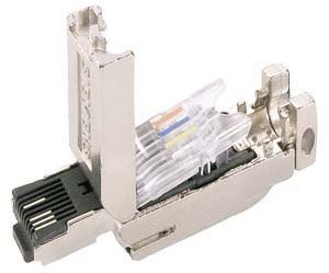 Соединитель штекерный SIMATIC NET IE FC RJ45 180 RJ45 для пром. условий в метал. корпусе Siemens 6GK19011BB102AA0