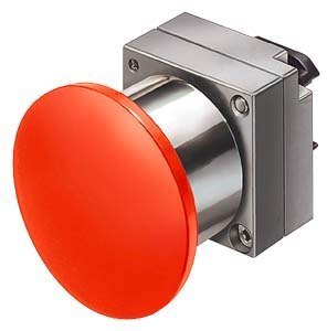 Кнопка 40мм черн. метал. Siemens 3SB35001GA11