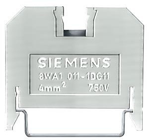 Клемма проходная 1-проводн. (4-6.5мм) беж. Siemens 8WA10111DG11