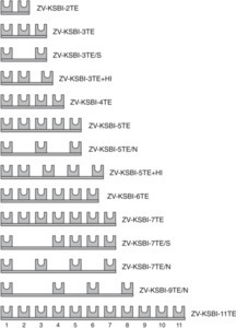 Шина сборная 3п 16кв.мм ZV-KSBI-3TE EATON 263962