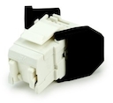 Розеточный модуль RJ45 кат.5е, неэкранированный, монтаж без инструментаTIA 568A/B, белый UTP (упаковка 480шт)