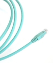 Коммутационный шнур медный кат 6, экранированный, RJ45-RJ-45, бирюзовый,0,5м, S/FTP, LSZH