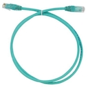 Коммутационный шнур медный кат 6, неэкранированный, RJ45-RJ-45,бирюзовый, 0,5m, U/UTP, LSZH