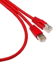 Коммутационный шнур кат. 6а S/FTP RJ45-RJ45, красный, LSZH, 3м