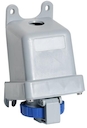Surface socket-outlet, 6h, 16A, IP67, 2P+E