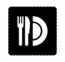 Пиктограмма информационная iceLight для 2068/1х, "Ресторан"