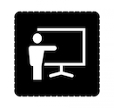 Пиктограмма информационная iceLight для 2068/1х, "Аудитория для проведения презентаций"