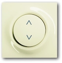 Клавиша для механизма электронного выключателя Busch-Jalousiecontrol 6411 U-101, 6411 U/S-101, 6418 U, реле 6402 U, серия impuls, цвет слоновая кость