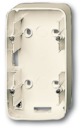 Коробка для открытого монтажа, 2 пост, серия Busch-Duro 2000 SI, цвет слоновая кость