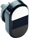 White/Black Modular Double Pushbutton
