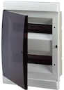 UNIBOX бокс в нишу 24М прозр.дверь белый (с клемм)