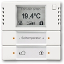 6124/01-884-500 Терморегулятор KNX с дисплеем, белый бархат