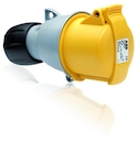 Розетка кабельная ICAT 316-C4, 16А, 3P+E, IP44, 4ч